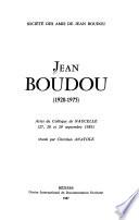 Jean Boudou, 1920-1975