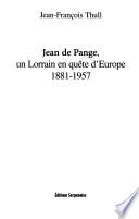 Jean de Pange