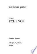 Jean Echenoz