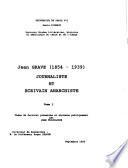 Jean Grave (1854-1939) journaliste et écrivain anarchiste
