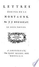 Jean Jacques Rousseau, citoyen de Genève, à Christophe de Beaumont, archevêque de Paris, duc de St. Cloud, pair de France, commandeur de l'Ordre du St. Esprit, proviseur de Sorbonne, &c. ...