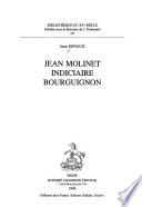 Jean Molinet indiciaire bourguignon