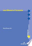 Jean Monnet et L''économie