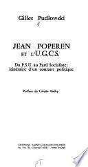 Jean Poperen et l'U.G.C.S.