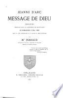 Jeanne d'Arc, message de Dieu