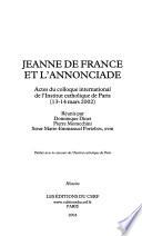 Jeanne de France et l'Annonciade