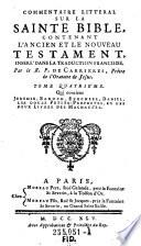 Jeremie, Baruch, Ezechiel, daniel, les Douze Petits-Prophetes, et les deux Livres des Machabées
