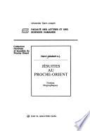 Jésuites au Proche-Orient