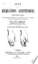 Jeux et récréations scientifiques