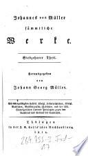 Johannes von Muller Sammtliche Werke