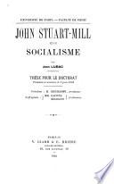 John Stuart-Mill et le socialisme
