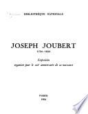 Joseph Joubert, 1754-1824