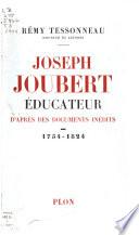 Joseph Joubert, éducateur