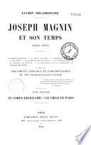 Joseph Magnin et son temps