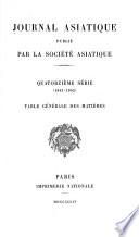 Journal asiatique