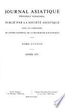 Journal asiatique