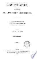 Journal. [Continued as] L'Investigateur