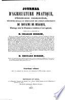 Journal d'agriculture pratique, d'économie forestière, d'économie rurale et d'éducation des animaux domestiques du Royaume de Belgique