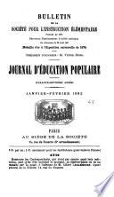 Journal d'éducation [afterw.] Bulletin [afterw.] Journal d'éducation populaire