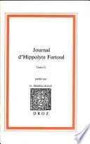 Journal d'Hippolyte Fortoul