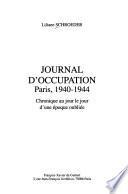 Journal d'Occupation
