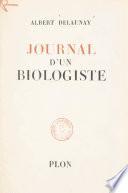 Journal d'un biologiste