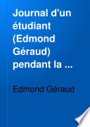 Journal d'un étudiant (Edmond Géraud) pendant la révolution, 1789-1793