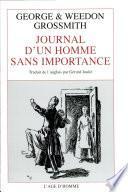 Journal d'un homme sans importance
