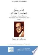 Journal d'un interné: Compiègne, Drancy, Pithiviers, 12 décembre 1941-23 septembre 1942. Volume 2: Souvenirs et lettres