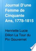 Journal D'une Femme de Cinquante Ans, 1778-1815