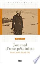 Journal d'une pétainiste