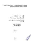 Journal de bord d'Etienne Marchand
