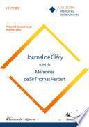 Journal de Cléry suivi de Mémoires de Sir Thomas Herbert
