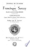 Journal de jeunesse de Francisque Sarcey