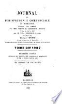 Journal de jurisprudence commerciale et maritime