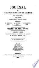 Journal de jurisprudence commerciale et maritime