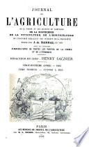 Journal de l'agriculture de la ferme et des maisons de campagnes