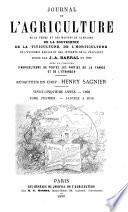 Journal de l'agriculture de la ferme et des maisons de campagnes