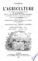 Journal de l'agriculture de la ferme et des maisons de campagnes