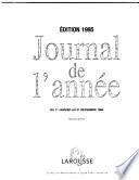 Journal de l'année