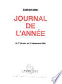 Journal de l'année