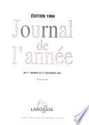 Journal de l'année