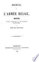 Journal de l'armée belge,