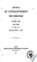 Journal de l'enregistrement et des domaines
