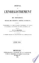 Journal de l'enregistrement et du notariat