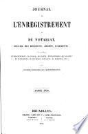 Journal de l'enregistrement et du notariat