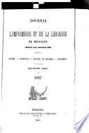 Journal de l'imprimerie et de la librairie en Belgique