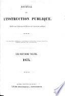 Journal de l'instruction publique