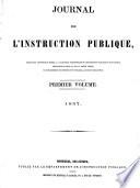 Journal de l'instruction publique