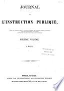 Journal de l'instruction publique